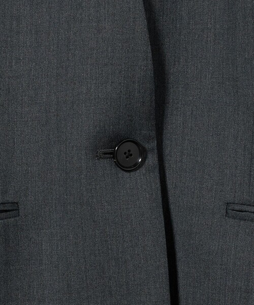 UNITED ARROWS（ユナイテッドアローズ）の「Vitale Barberis Canonico ノーラペルジャケット（ノーカラージャケット・レディース・ブラック/モカ/ダークグレー/ネイビー・34/36/40/38）」の5枚目の写真