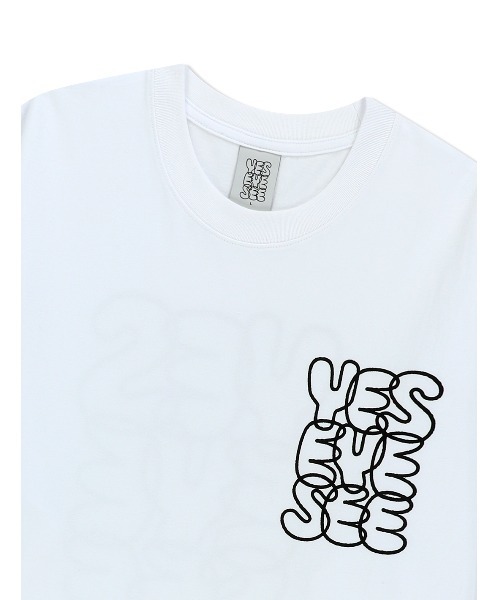 YESEYESEE（イエスアイシー）の「C-Logo L/S（Tシャツ/カットソー・メンズ・ブラック/ホワイト/ネイビー/カーキ・S/M/L/XL）」の8枚目の写真