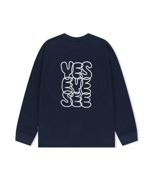 YESEYESEE（イエスアイシー）の「C-Logo L/S（Tシャツ/カットソー・メンズ・ブラック/ホワイト/ネイビー/カーキ・S/M/L/XL）」の15枚目の写真