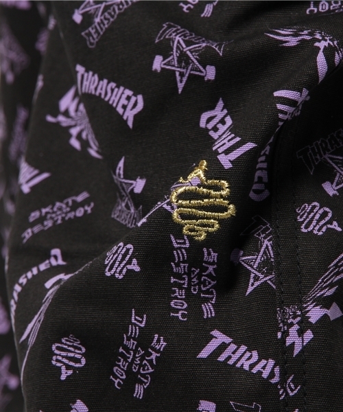 ALDIES(アールディーズ)の「THRASHER Pants スラッシャーコラボ クライミングパンツ(その他パンツ・メンズ・パープル/ブラック・SMALL/LARGE/X-LARGE/MEDIUM)」の3枚目の写真