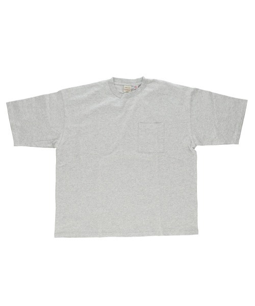 BACKYARD FAMILY（バックヤードファミリー）の「グッドウェア USAコットンスーパービッグ無地ポケットT（Tシャツ/カットソー・メンズ・チャコールグレー/杢グレー/ブラック/ブルーグレー/オリーブ/ネイビー/ホワイト・XL/S/M/L）」の5枚目の写真