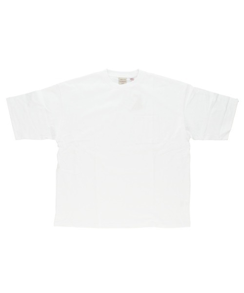 BACKYARD FAMILY（バックヤードファミリー）の「グッドウェア USAコットンスーパービッグ無地ポケットT（Tシャツ/カットソー・メンズ・チャコールグレー/杢グレー/ブラック/ブルーグレー/オリーブ/ネイビー/ホワイト・XL/S/M/L）」の2枚目の写真
