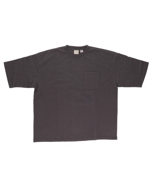 BACKYARD FAMILY（バックヤードファミリー）の「グッドウェア USAコットンスーパービッグ無地ポケットT（Tシャツ/カットソー・メンズ・チャコールグレー/杢グレー/ブラック/ブルーグレー/オリーブ/ネイビー/ホワイト・XL/S/M/L）」の3枚目の写真