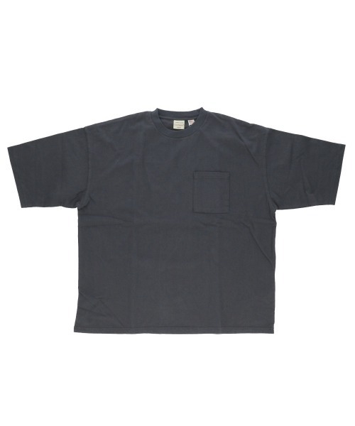 BACKYARD FAMILY（バックヤードファミリー）の「グッドウェア USAコットンスーパービッグ無地ポケットT（Tシャツ/カットソー・メンズ・チャコールグレー/杢グレー/ブラック/ブルーグレー/オリーブ/ネイビー/ホワイト・XL/S/M/L）」の4枚目の写真