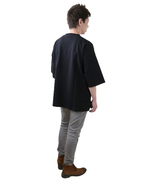 BACKYARD FAMILY（バックヤードファミリー）の「グッドウェア USAコットンスーパービッグ無地ポケットT（Tシャツ/カットソー・メンズ・チャコールグレー/杢グレー/ブラック/ブルーグレー/オリーブ/ネイビー/ホワイト・XL/S/M/L）」の9枚目の写真