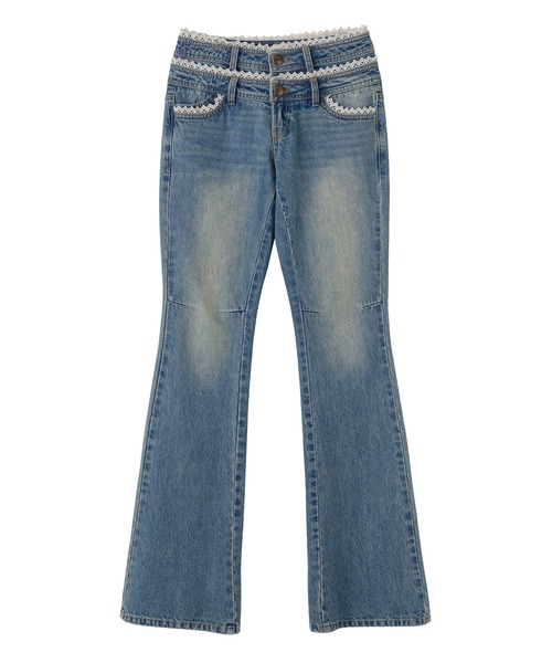 パンツ Roots Double Waist Boots-Cut Denim Double Waist Boots Cut Denim（デニムパンツ）｜SCULPTOR