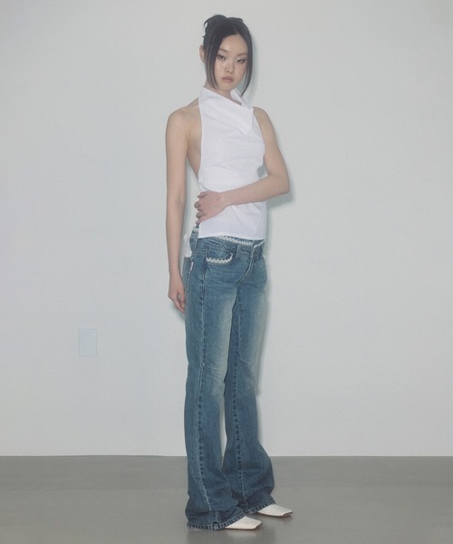 パンツ sculptor Double Waist Boots Cut Denim Double Waist Boots Cut Denim（デニムパンツ）｜SCULPTOR