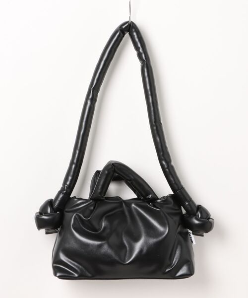 OLEND(オレンド)の「OLEND VEGAN LEATHER MINI ONA(ハンドバッグ・レディース・ブラック/イエロー系その他/ローズ・FREE)」の14枚目の写真