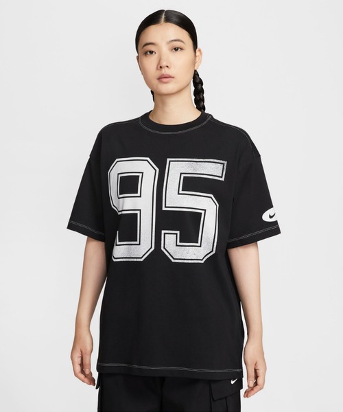 NIKE(ナイキ)の「ナイキ スポーツウェア ウィメンズ ショートスリーブ Tシャツ / Nike Sportswear Women's Short-Sleeve T-Shirt HV4973-010 Black(Tシャツ/カットソー・レディース・ブラック・M/XS/L/S/XL)」の7枚目の写真