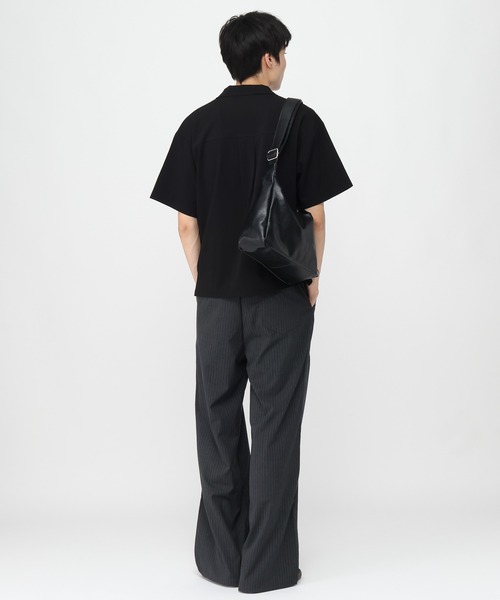 3.3 Field Trip （3.3フィールドトリップ）の「3.3 Field Trip／ルーズ楊柳シャツ（シャツ/ブラウス・メンズ・ブラック/アイボリー/ダークブルー・MEDIUM/LARGE）」の11枚目の写真