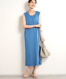 un dix cors | 《大人のこなれ感を演出》ジャージピンタックワンピース(ワンピース)