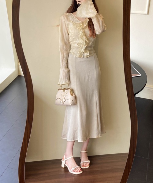 Lace Ladies(レースレディース)の「クリア ラインストーン モチーフ付き ストラップ サンダル(サンダル・レディース・ブラック/アイボリー・22.5cm/23cm/23.5cm/24cm/24.5cm/25cm)」の9枚目の写真