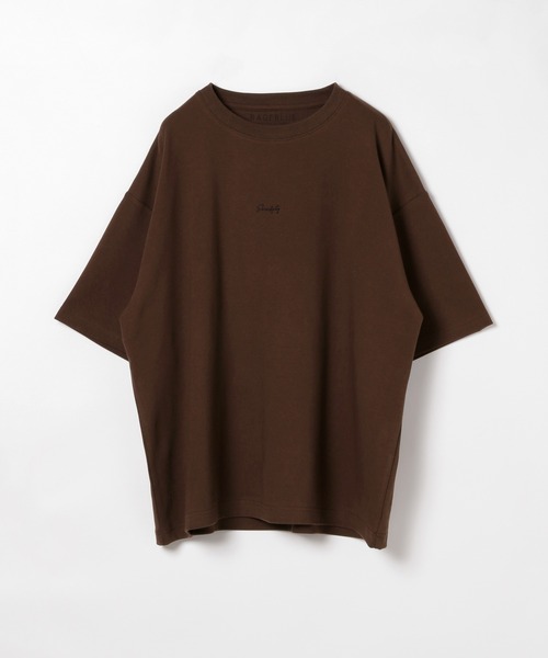 RAGEBLUE(レイジブルー)の「<吸水速乾/汗染み防止>スムースタッチ/ワンポイント刺繍Tシャツ(Tシャツ/カットソー・メンズ・ホワイト/ブラウン/グレー/ブラック・SMALL/MEDIUM/LARGE)」の1枚目の写真