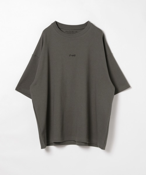 RAGEBLUE(レイジブルー)の「<吸水速乾/汗染み防止>スムースタッチ/ワンポイント刺繍Tシャツ(Tシャツ/カットソー・メンズ・ホワイト/ブラウン/グレー/ブラック・SMALL/MEDIUM/LARGE)」の4枚目の写真