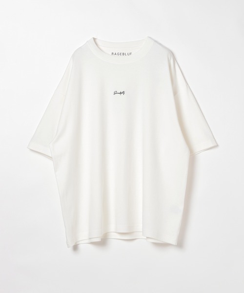 RAGEBLUE(レイジブルー)の「<吸水速乾/汗染み防止>スムースタッチ/ワンポイント刺繍Tシャツ(Tシャツ/カットソー・メンズ・ホワイト/ブラウン/グレー/ブラック・SMALL/MEDIUM/LARGE)」の2枚目の写真