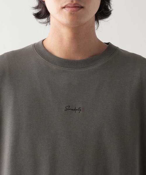 RAGEBLUE(レイジブルー)の「<吸水速乾/汗染み防止>スムースタッチ/ワンポイント刺繍Tシャツ(Tシャツ/カットソー・メンズ・ホワイト/ブラウン/グレー/ブラック・SMALL/MEDIUM/LARGE)」の12枚目の写真