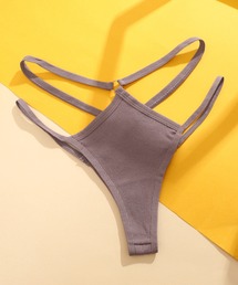 MAISON SELECT（メゾンセレクト）の「6D21 ダブルストラップＴバックショーツ カジュアル リブ（ショーツ）」