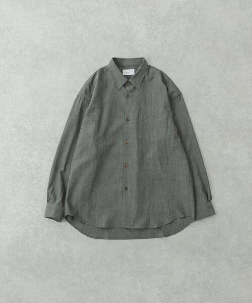 URBAN RESEARCH(アーバンリサーチ)の「new basic ALBATROSS WOOL SHIRTS(シャツ/ブラウス・メンズ・ブラウン/グレー・MEDIUM/LARGE/X-LARGE)」の1枚目の写真