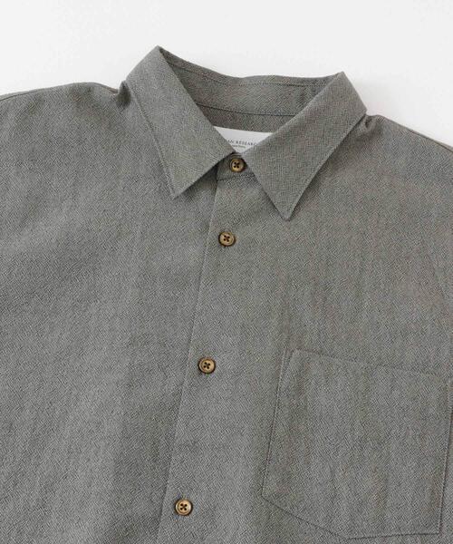 URBAN RESEARCH(アーバンリサーチ)の「new basic ALBATROSS WOOL SHIRTS(シャツ/ブラウス・メンズ・ブラウン/グレー・MEDIUM/LARGE/X-LARGE)」の7枚目の写真