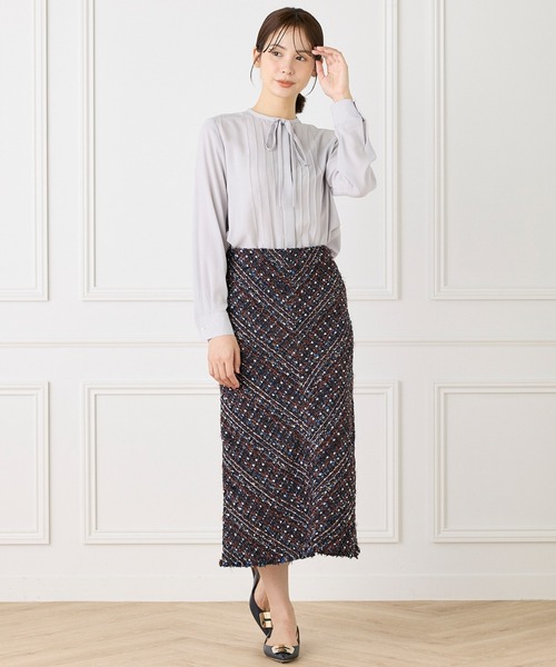 セール】ツイードスカート《TOURNIER/トゥルニエ》【セットアップ対応