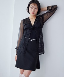 Rose sheer blouse
