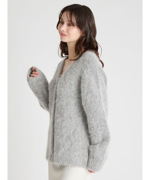 セール】スパークルミディ丈カーディガン（カーディガン/ボレロ