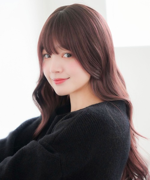 LINEASTORIA（リネアストリア）の「【フルウィッグ・ロング】ビジューロング（ウィッグ・レディース・ゴールド系その他/パープル系その他/ブラウン/ダークブラウン/ブラック・M）」の10枚目の写真