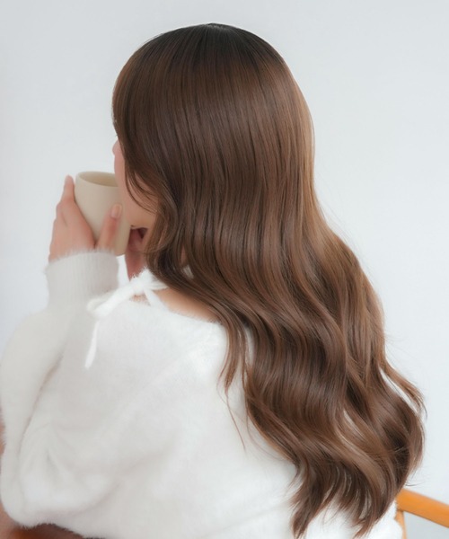 LINEASTORIA（リネアストリア）の「【フルウィッグ・ロング】ビジューロング（ウィッグ・レディース・ゴールド系その他/パープル系その他/ブラウン/ダークブラウン/ブラック・M）」の13枚目の写真