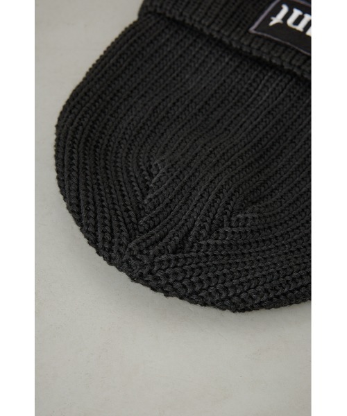AZUL by moussy(アズールバイマウジー)の「ダメージニットキャップ(ニットキャップ/ビーニー・メンズ・チャコールグレー/カーキ/ブラック・FREE)」の9枚目の写真