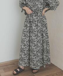 URBAN RESEARCH DOORS | フラワープリントギャザースカート(スカート)