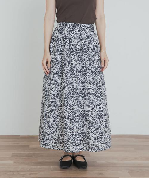 セール】フラワープリントギャザースカート（スカート）｜URBAN