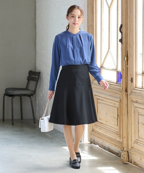 Honeys（ハニーズ）の「ひざ丈マーメイドスカート（スカート・レディース・ベージュ系その他/ブラック/グレー系その他・S/M/LL/L）」の4枚目の写真