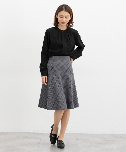 Honeys（ハニーズ）の「ひざ丈マーメイドスカート（スカート・レディース・ベージュ系その他/ブラック/グレー系その他・S/M/LL/L）」の11枚目の写真