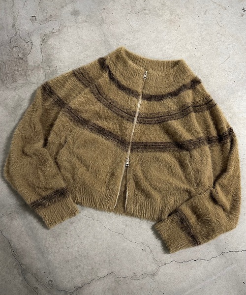 MandO（Auntie Rosa）（エムオー）の「ノルディック柄ジップアップニット（ニット/セーター・メンズ・オフホワイト/ネイビー/レッド・MEDIUM/LARGE）」の21枚目の写真