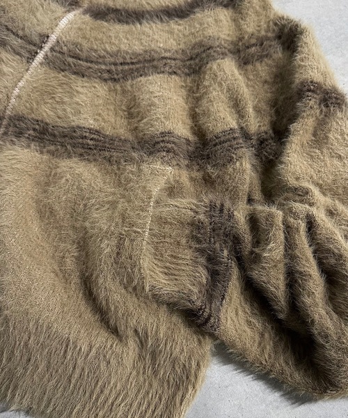 MandO（Auntie Rosa）（エムオー）の「ノルディック柄ジップアップニット（ニット/セーター・メンズ・オフホワイト/ネイビー/レッド・MEDIUM/LARGE）」の22枚目の写真