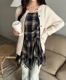 WEGO（ウィゴー）の「WEGO/ドロストデザインキャミワンピース（ワンピース）」