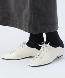 BEAMS HEART | レースアップ スクエアトゥ シューズ(22.5~24.5cm)(ドレスシューズ)