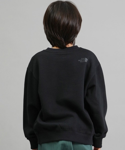 THE NORTH FACE(ザノースフェイス)の「THE NORTH FACE/ザ・ノース・フェイス SWEAT GRAPHIC CR キッズ スウェット NTJ62561(スウェット・キッズ・ミックスグレー/ブラック・160cm/150cm/140cm/130cm)」の3枚目の写真