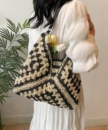 Miniministore（ミニミニストア）の「かごバッグ レディースストローバッグ軽量（かごバッグ）」