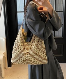 Miniministore（ミニミニストア）の「かごバッグ レディースストローバッグ軽量（かごバッグ）」