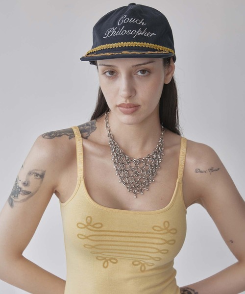 SCULPTOR（スカルプター）の「Lazy Philosopher Cap（キャップ・レディース・ネイビー/ホワイト/ブラック・FREE）」の11枚目の写真