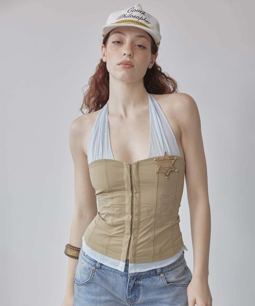 SCULPTOR（スカルプター）の「Lazy Philosopher Cap（キャップ・レディース・ネイビー/ホワイト/ブラック・FREE）」の16枚目の写真