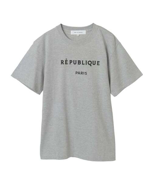 LOGEMENT DE CLAIRE(ロジュモンドクレール)の「【ANGE IN DISGUISE /アンジ イン ディスガイズ】Tシャツ(Tシャツ/カットソー・レディース・グレー/ホワイト/ネイビー・FREE)」の2枚目の写真