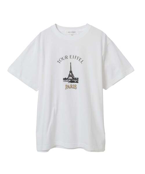LOGEMENT DE CLAIRE(ロジュモンドクレール)の「【ANGE IN DISGUISE /アンジ イン ディスガイズ】Tシャツ(Tシャツ/カットソー・レディース・グレー/ホワイト/ネイビー・FREE)」の1枚目の写真