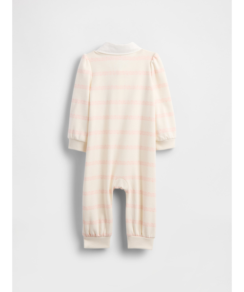 GAP（ギャップ）の「ヴィンテージソフト バーシティスタイル くまさん Gapロゴ カバーオール (ベビー)（ロンパース・キッズ・ブルー/ピンク・60cm/80ｃｍ/70cm/90cm/50cm）」の4枚目の写真