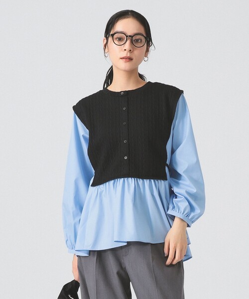 ブルレアジャーガードブラウスホワイトクリーニング済み ブルレア