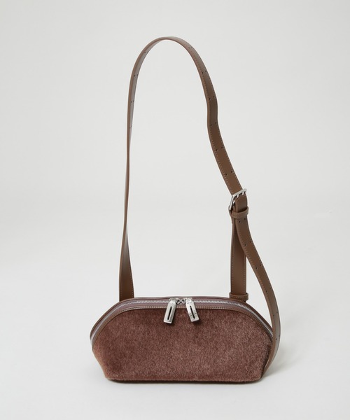 ADD CULUMN/FIGRE BODYBAG HAIR CALF（ショルダーバッグ）｜ADD