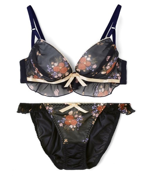 桜井さま*ブラ＆ショーツセット 脇高サイドリフト風ブラジャーショーツセット 通販【ニッセン】