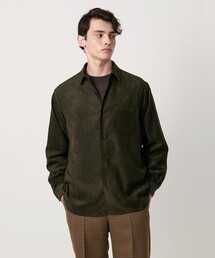 UNITED ARROWS（ユナイテッドアローズ）の「スエードライク レギュラーカラー オーバーシャツ（シャツ/ブラウス）」