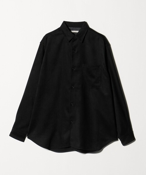 UNITED ARROWS(ユナイテッドアローズ)の「スエードライク レギュラーカラー オーバーシャツ(シャツ/ブラウス・メンズ・オリーブ/ブラック・S/L/M/XL)」の17枚目の写真